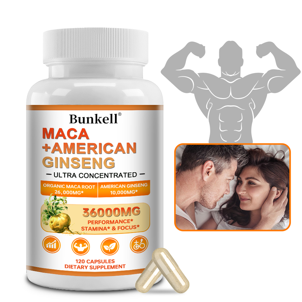 Valerian Root Capsule - Triple Maca Root & American Ginseng