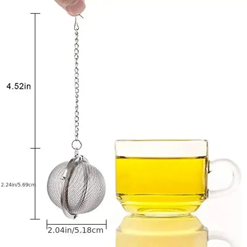1 Pc Stainless Steel Tea Ball, - Nettle Leaf Tea avaliação e preço