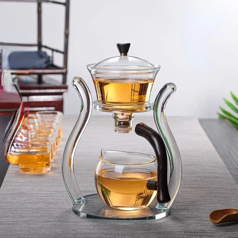 Glass Automatic Lazy Tea Set   - Nettle Leaf Tea avaliação e preço