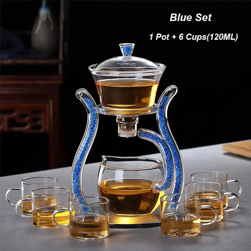 Glass Automatic Lazy Tea Set   - Nettle Leaf Tea avaliação e preço