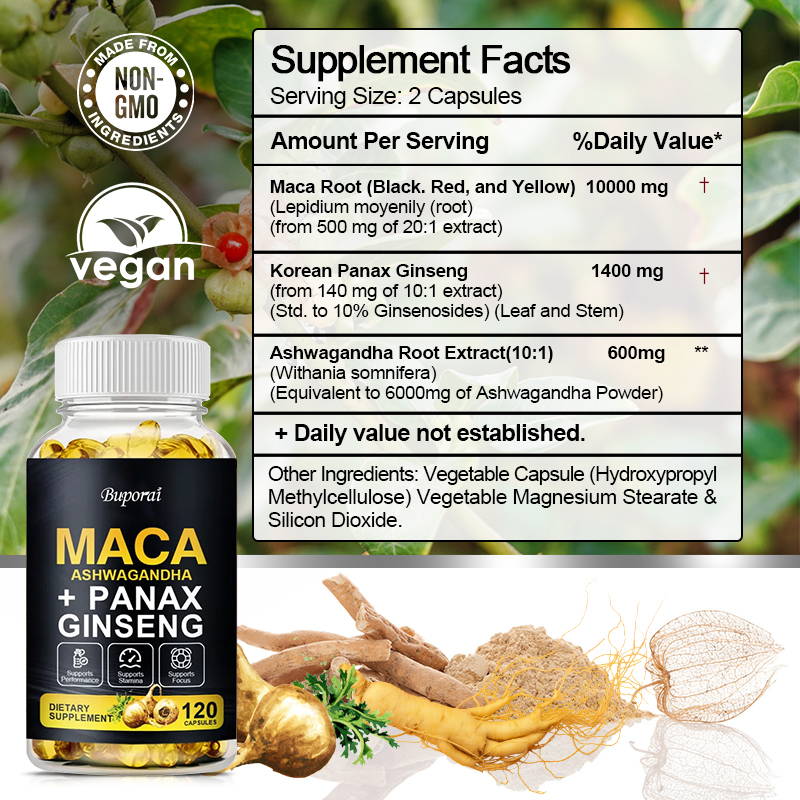 Maca Root Capsules for Muscle, - Valerian Root Capsule avaliação e preço