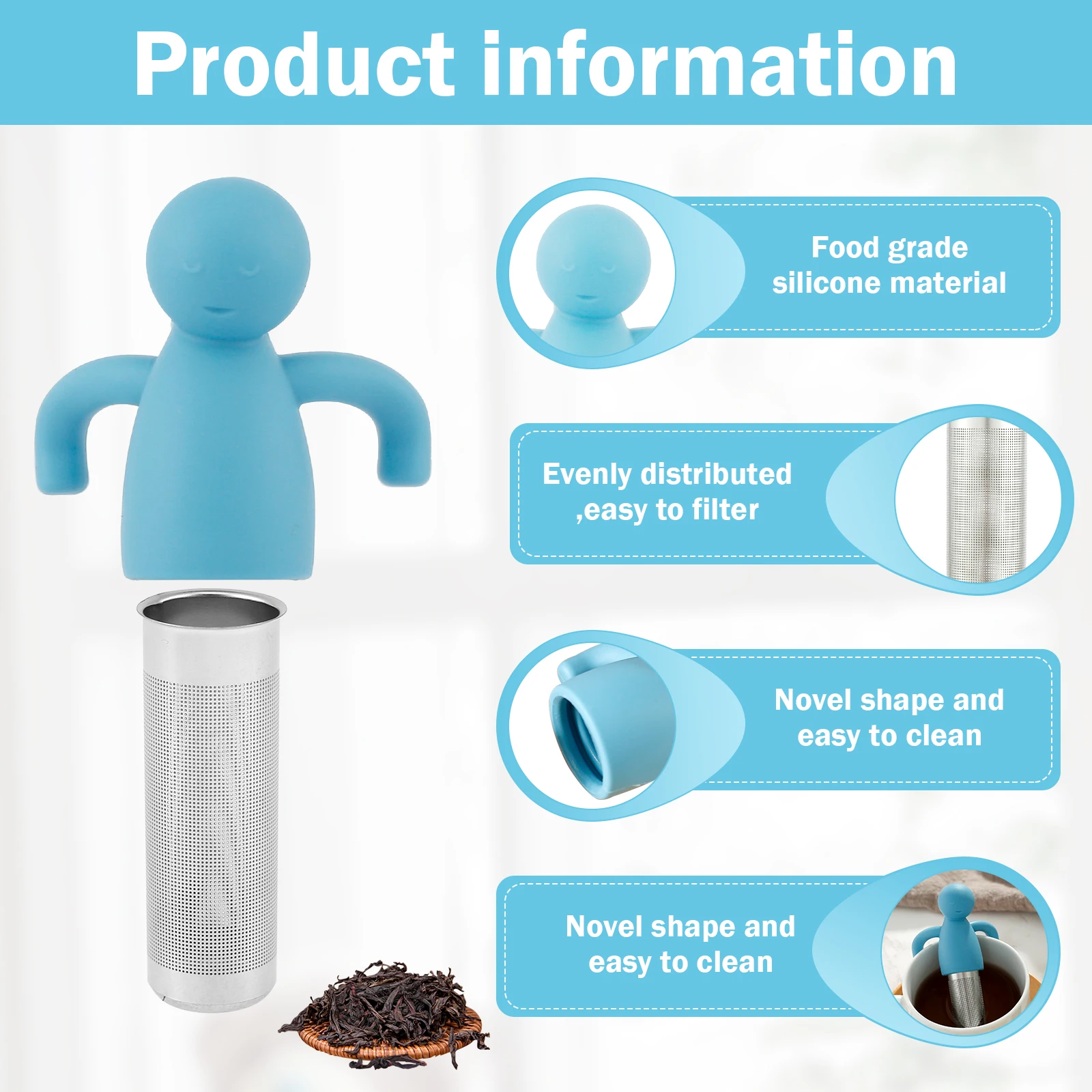 Stainless Steel Infuser Tea St - Nettle Leaf Tea avaliação e preço