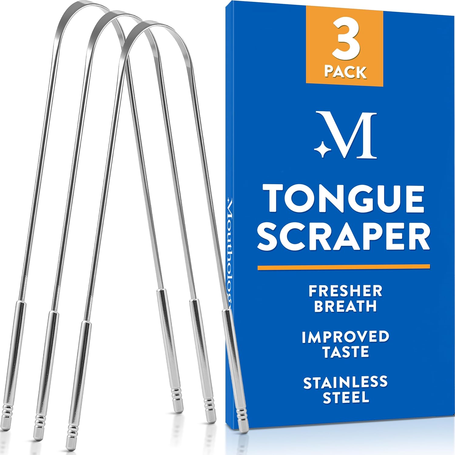 Tongue Scraper for Adults (3 P - Ayurvedic & Herbal Wellness Kits avaliação e preço