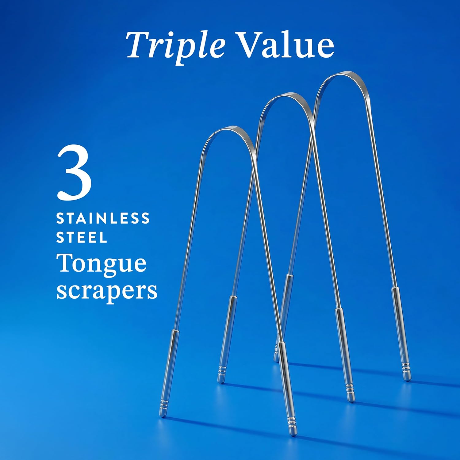 Tongue Scraper for Adults (3 P - Ayurvedic & Herbal Wellness Kits avaliação e preço