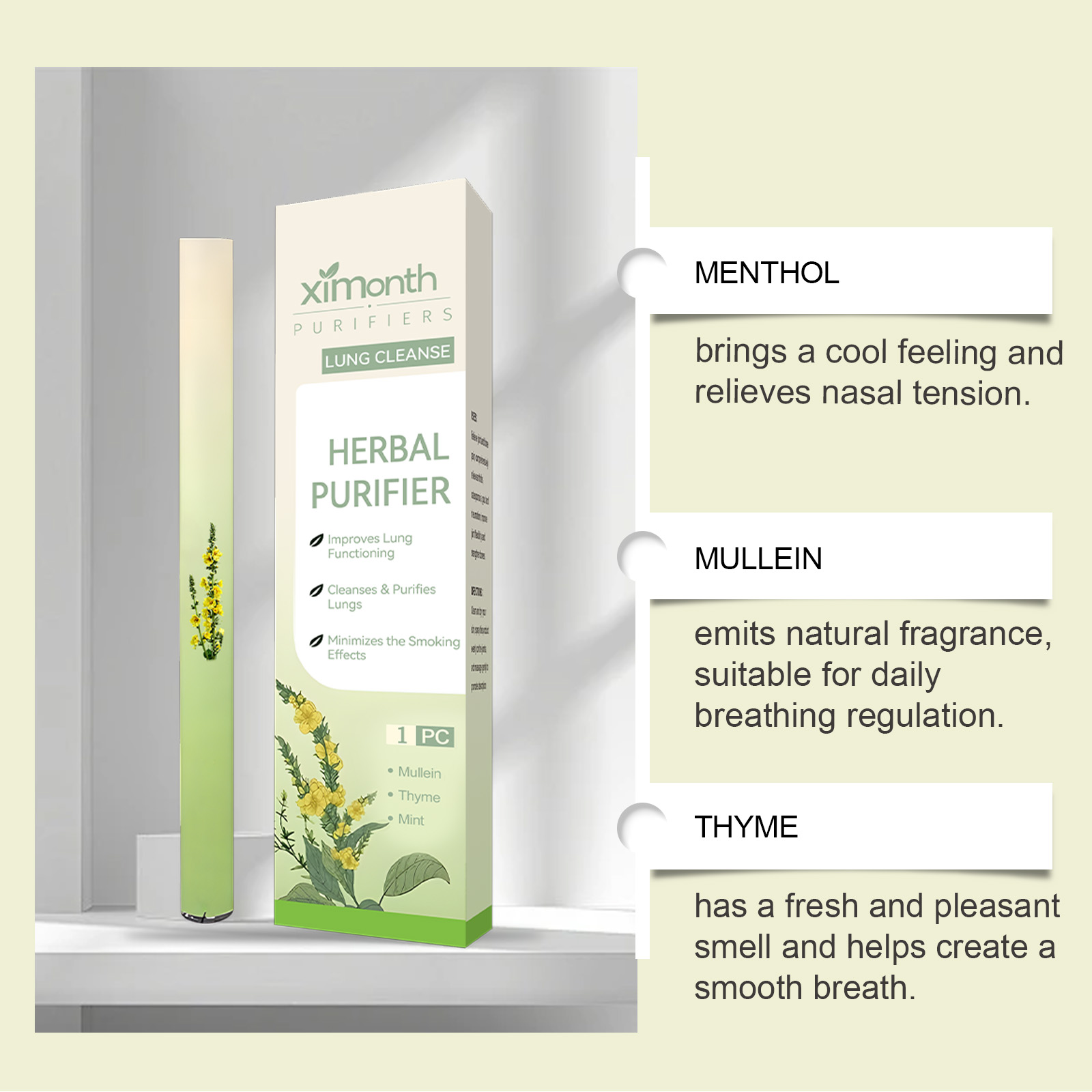 Natural Herbal Breathing Stick - Herbal Wellness In avaliação e preço