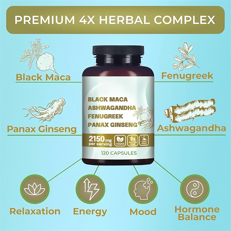 Original Black Maca Root, Ashw - Valerian Root Capsule avaliação e preço