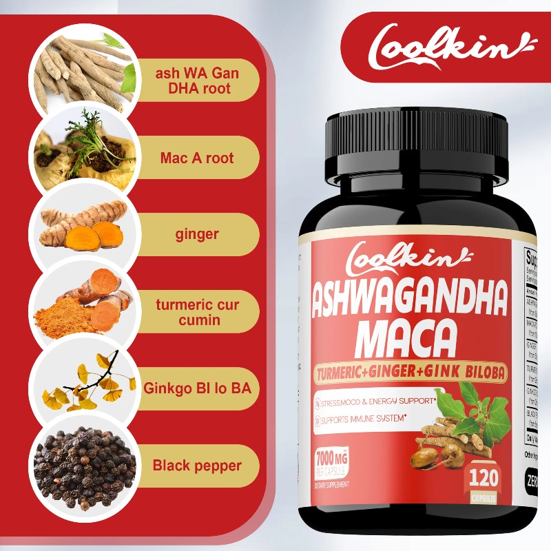 Ashwagandha and Maca Supplemen - Valerian Root Capsule avaliação e preço