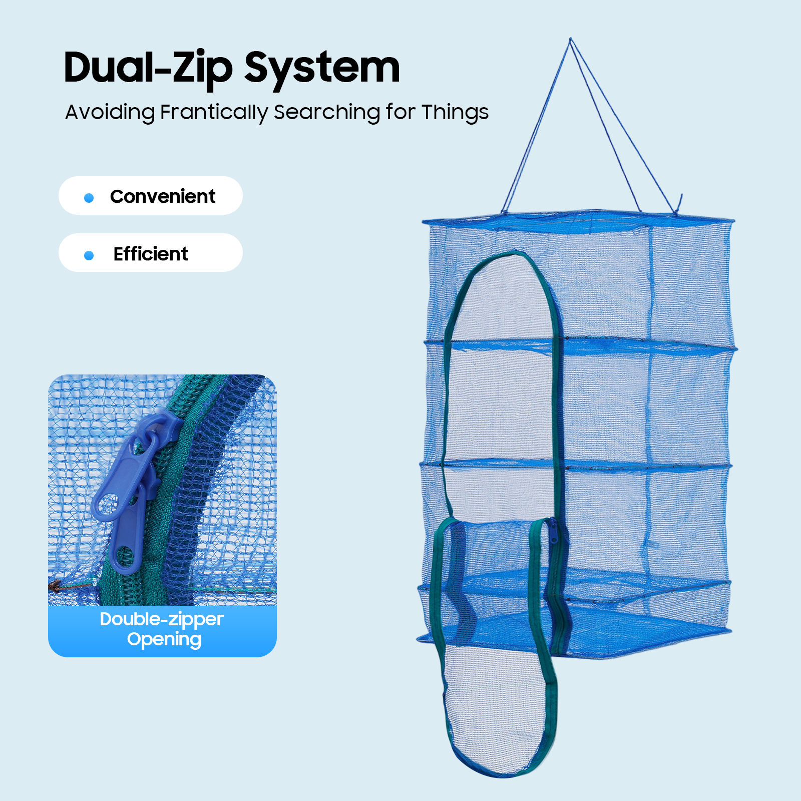 4-Tier Hanging Drying Net Rack - Nettle Leaf Tea avaliação e preço