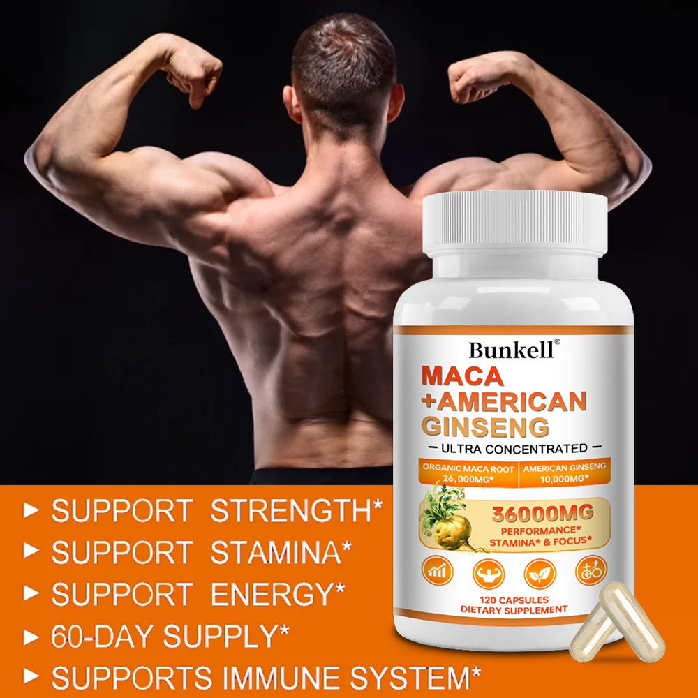 Triple Maca Root & American Gi - Valerian Root Capsule avaliação e preço