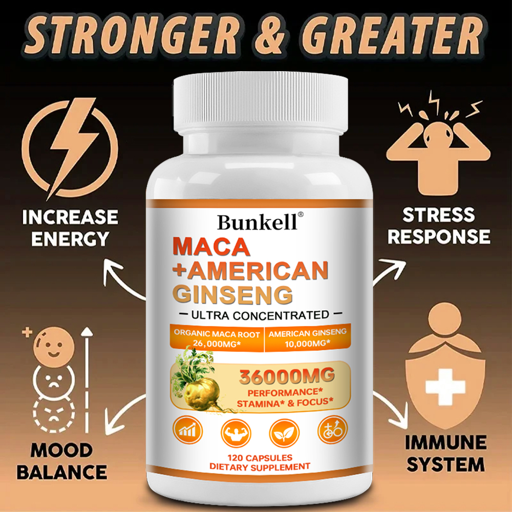 Triple Maca Root & American Gi - Valerian Root Capsule avaliação e preço