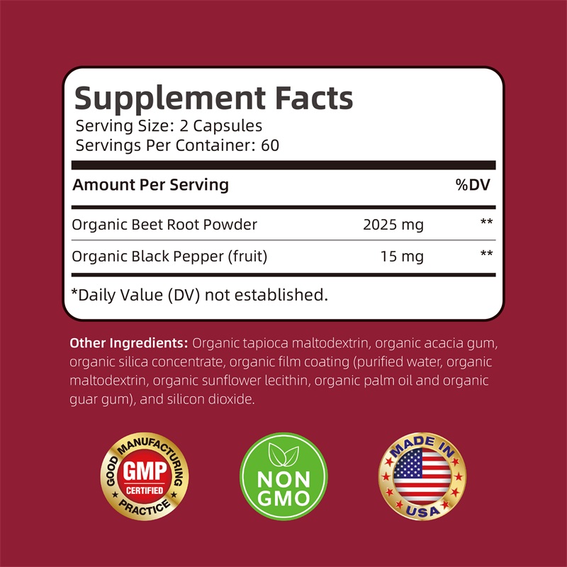Beet Root Capsules - Beetroot  - Valerian Root Capsule avaliação e preço