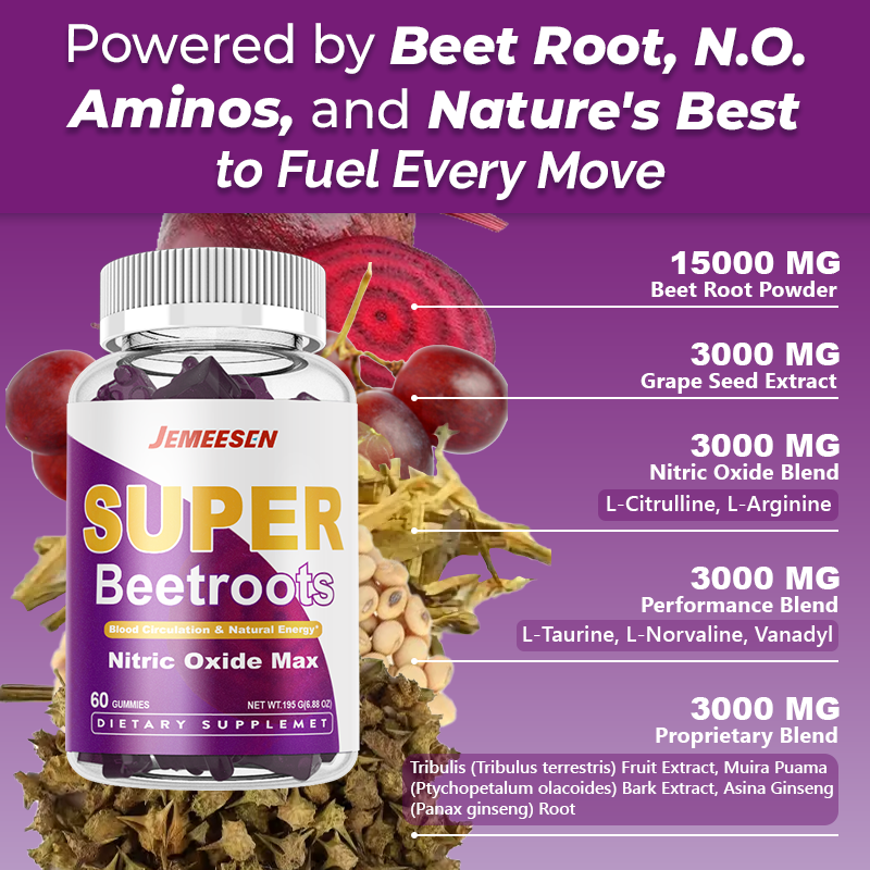 Nitrate Power Gummies - Beet R - Valerian Root Capsule avaliação e preço
