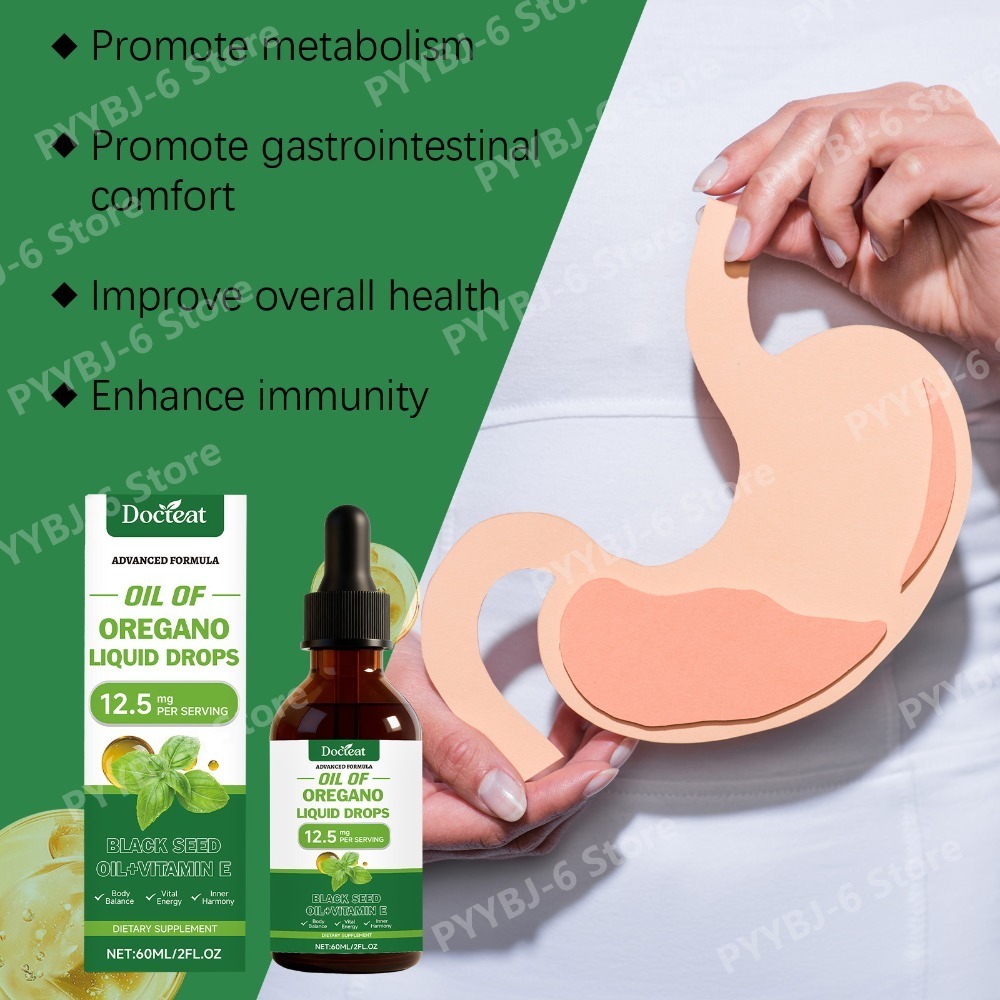 Oregano Oil Liquid Drops 60ml  - Herbal Wellness In avaliação e preço