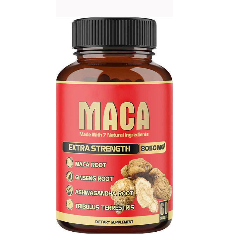 2 Pcs 8050mg Organic Black Mac - Valerian Root Capsule avaliação e preço