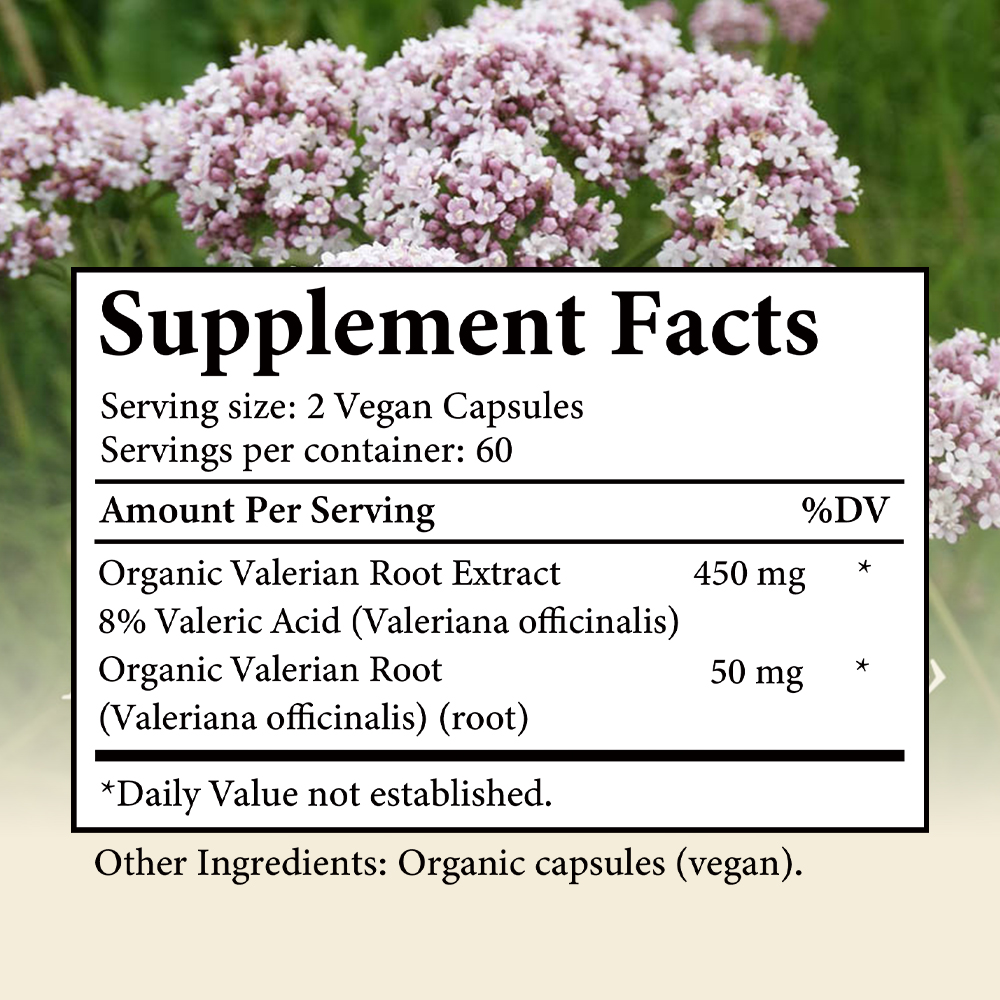 Pure Organic Valerian Root Cap - Valerian Root Capsule avaliação e preço