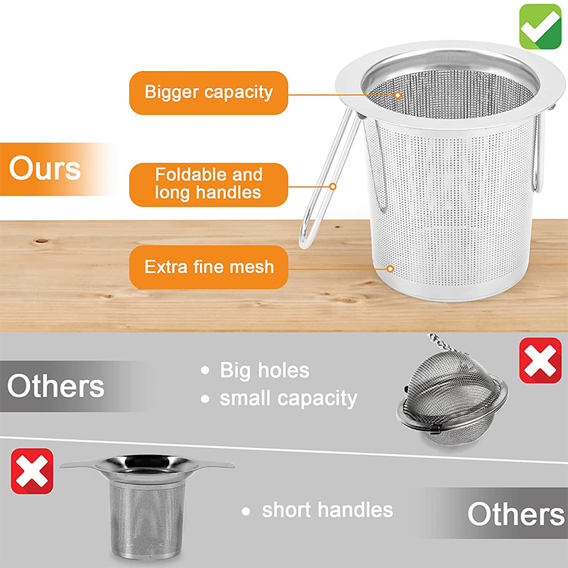 LMETJMA Tea Infuser Stainless  - Nettle Leaf Tea avaliação e preço