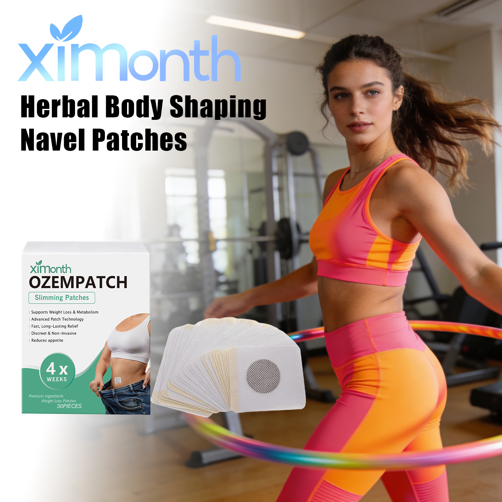 Ximonth Body Shaping Patches I - Herbal Wellness In avaliação e preço